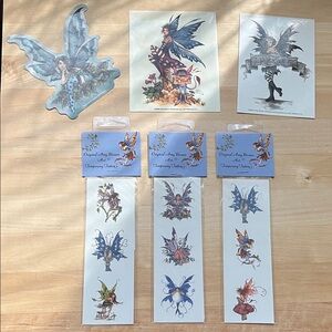 Amy Brown Fantasy Fairy Art Temporary Tattoos and Stickers/Prints